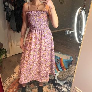 Floral midi dress